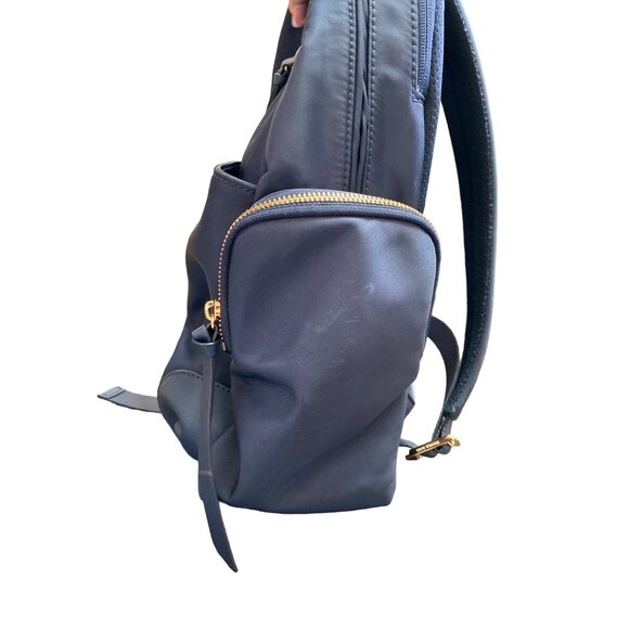 MICHAEL MICHAEL KORS Prescott Large Nylon Backpack Navy Pre-Owned - Picture 3 of 7